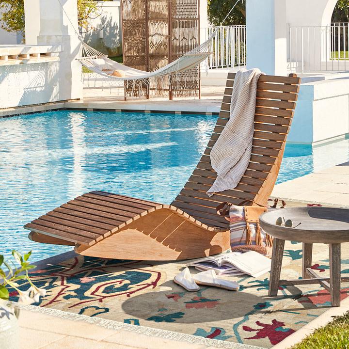 Produktbild Loberon Lounger Wenham braun (150 cm)