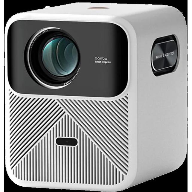 Wanbo Mozart 1 (Full HD, 900 lm, 1.2:1), Beamer, Blau, Weiss