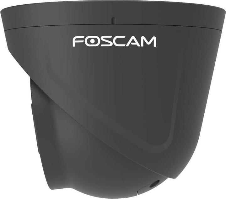 Actual product image Foscam T5EP Surveillance Camera Black 5MP (3072x1728), PoE, Integrated Spotlight and Siren (3072 x 1728 pixels)