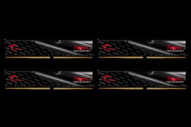 Actual product image G.Skill Fortis (4 x 16GB, 2400 MHz, DDR4-RAM, DIMM)