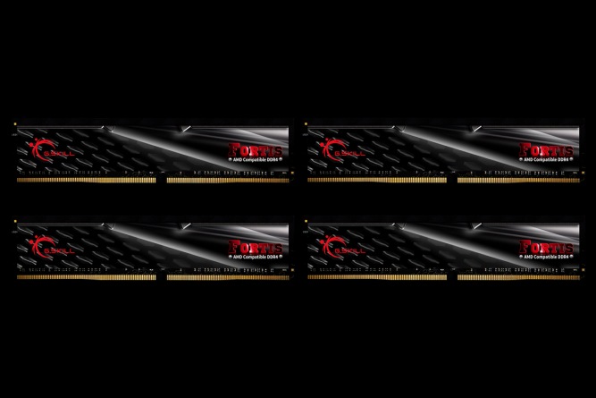 Produktbild G.Skill Fortis (4 x 16GB, 2400 MHz, DDR4-RAM, DIMM)