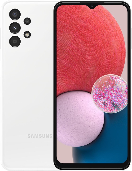 Actual product image Samsung Galaxy A13 EU (64 GB, White, 6.60", Dual SIM, 50 Mpx, 4G)
