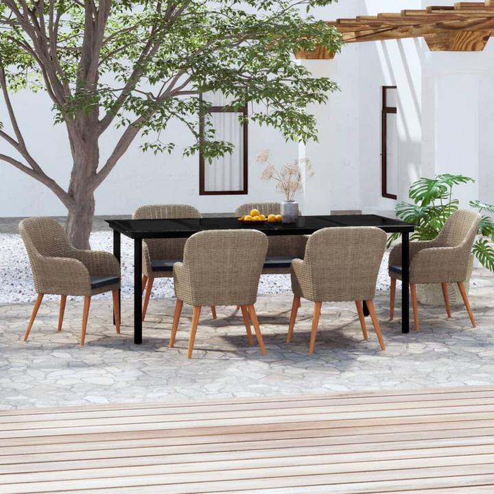 Produktbild vidaXL Garten Essgruppe (200 x 100 x 74 cm)