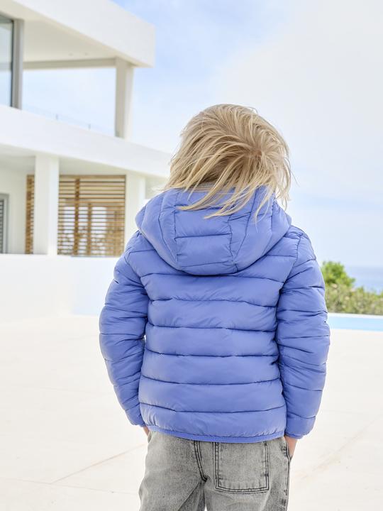 Image du produit Vertbaudet Jungen Light-Steppjacke mit Kapuze und Recycling-Polyester (140)