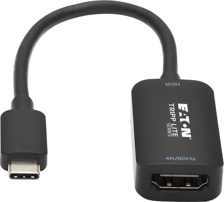 Produktbild Eaton USB-C to HDMI Active Adapter Cable M/F 4K 60 HDR 4:4:4 DP 1.4 Alt Mode HDCP 2.2 Blac (USB Typ-C, 15.20 cm)