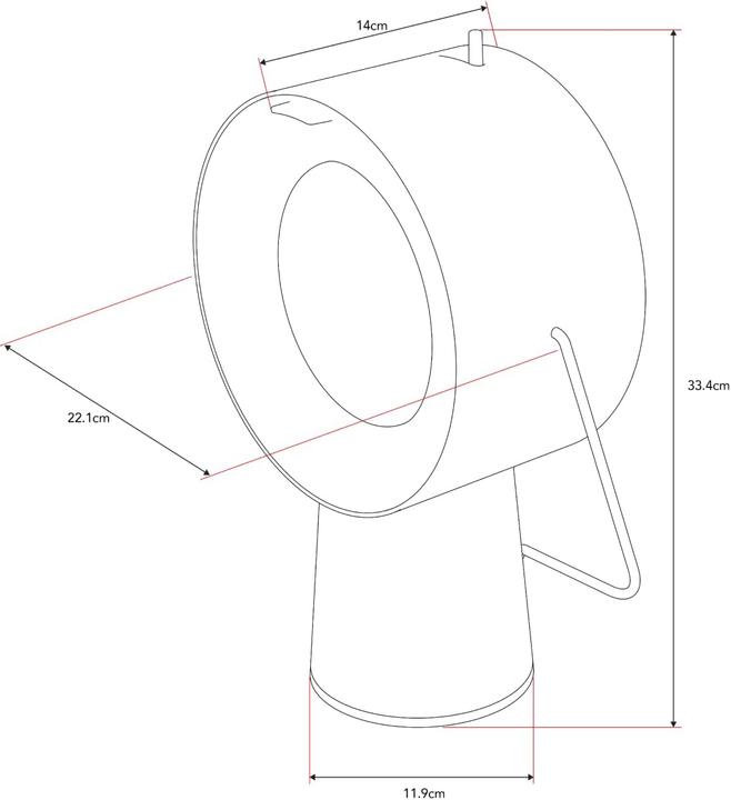 Produktbild airhood Tragbarer Küchenluftreiniger