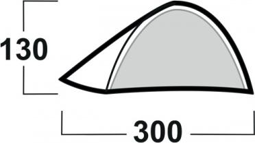 Produktbild Husky Bird 3 Plus (Kuppelzelt, 4.11 kg, 3 Personen)