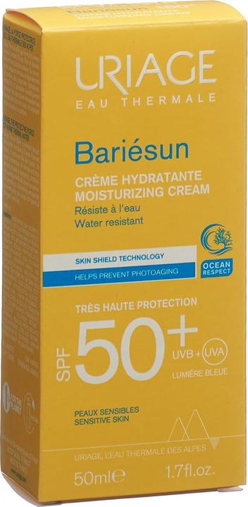 Productafbeelding Uriage Bariésun Crème SPF50 22 Crème (Zonnecrème gezicht, SPF 50, 50 ml, 68 g)