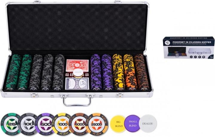 Bicycle Poker-Set im Silberkoffer, Hohe Einsätze