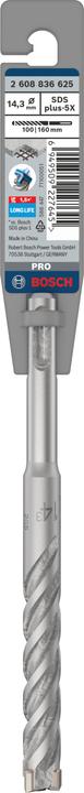 Produktbild Bosch Professional Zubehör PRO SDS plus-5X Hammerbohrer, 14,3 x 100 x 160 mm (14.3 Millimeter)