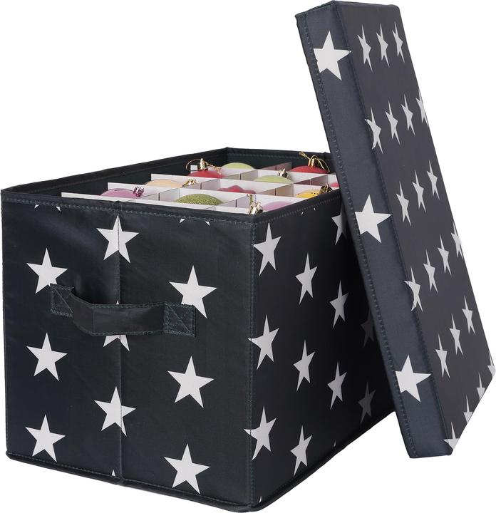 Produktbild Relaxdays Weihnachtskugel Aufbewahrungsbox (42.50 cm, 1x)