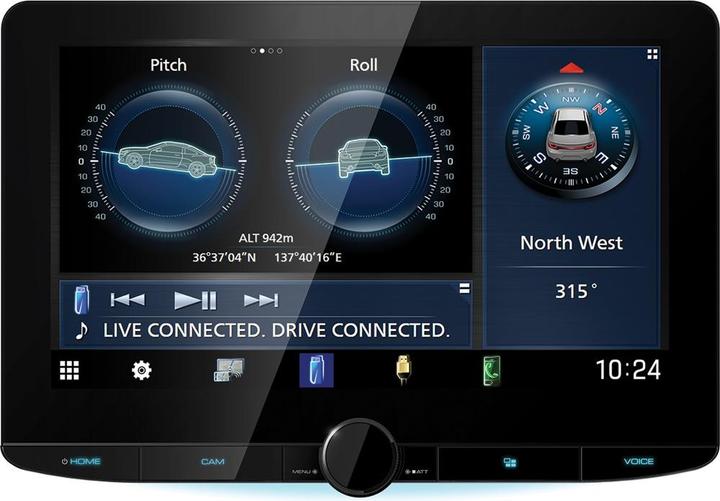 Produktbild Kenwood Digital Media Receiver mit 10,1 Zoll HD-Display mit Floating Panel und 1-DIN E (Android Auto, Apple Carplay)