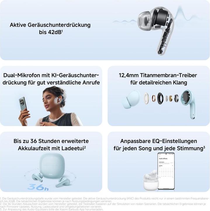Produktbild Xiaomi Redmi Buds 8 Lite (ANC, 8 h, Kabellos)