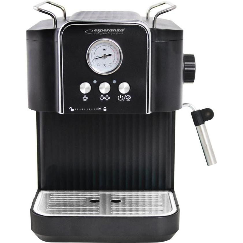 Esperanza Ekspres Kolbowy Do Kawy Excelsa Ekc010, Macchina per caffè con portafiltro, Nero