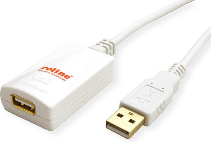Image du produit Roline Extension USB 2.0 (5 m, USB 2.0)