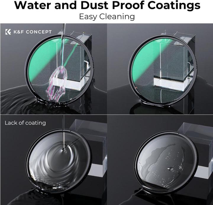 Produktbild K&F Concept Concept Shimmer Diffusion Filter Nano X - 67mm (67 mm, Diffusionsfilter)