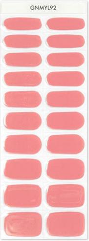 MoYou London Gel Nail Strips (Nail enamel remover, Flamingo Blush)