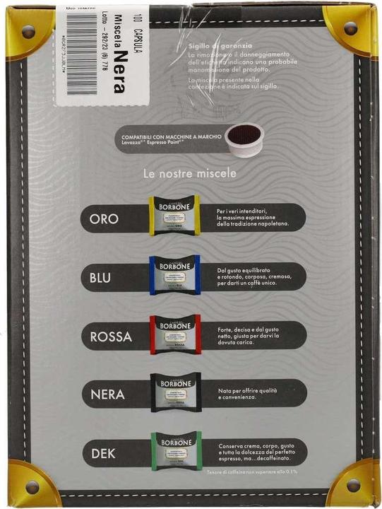 Immagine prodotto Caffè Borbone Miscela Nera EP (100 x Porta.)