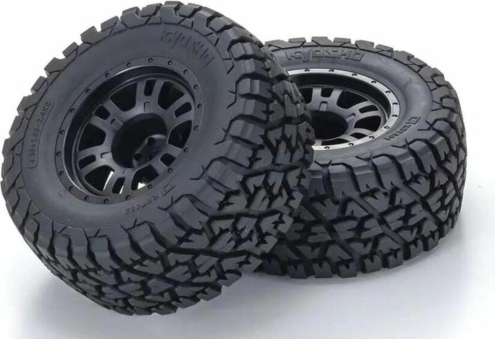 Actual product image Kyosho Trophy Truck Toyota Tacoma TRD Pro KB10L Green, ARTR, 1:10 (ARR Almost Ready to Run)