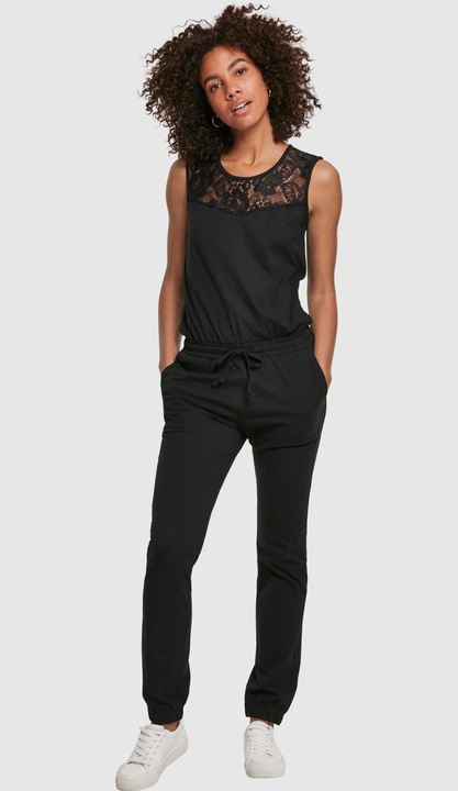 Actual product image Urban Classics Ladies Lace Block Jumpsuit (5XL)