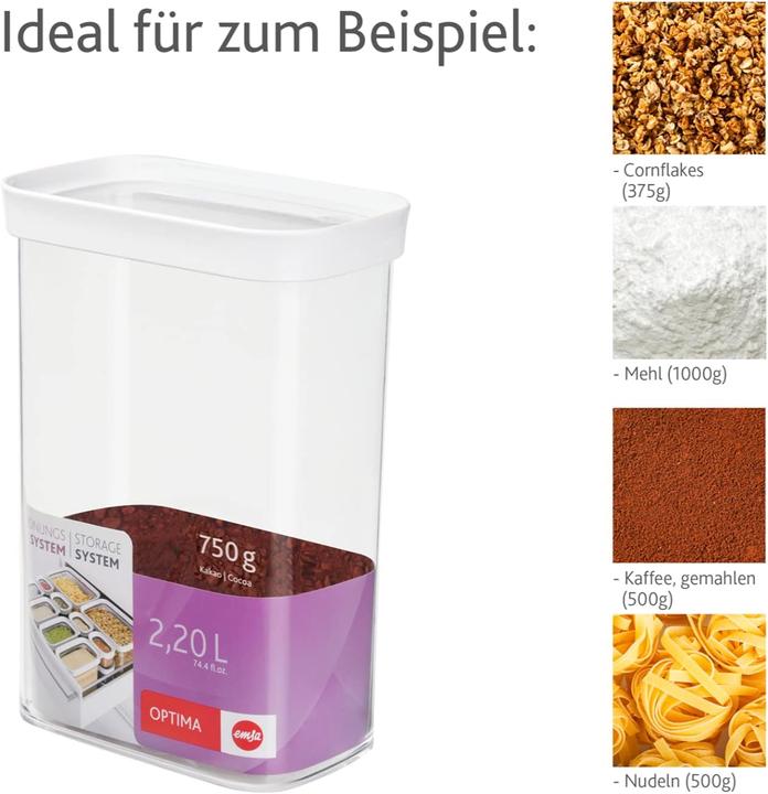 Produktbild Emsa Vorratsdose Optima, 2.2 L (2.20 l)