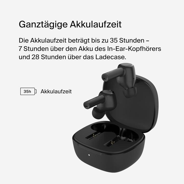 Produktbild Belkin Soundform Pulse juoda True-Wireless In-Ear AUC007btBLK (ANC, 35 h, Kabellos)