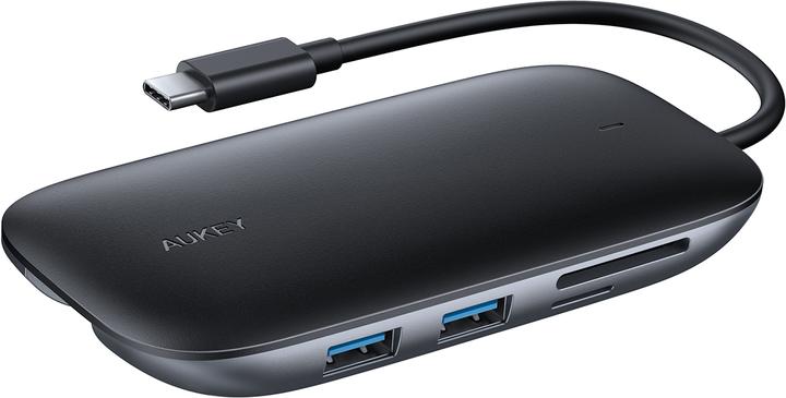 Image du produit Aukey I/O-HUB USB3 3PORT CB-C71/LLTSN1001018 (USB-C, 8 Ports)