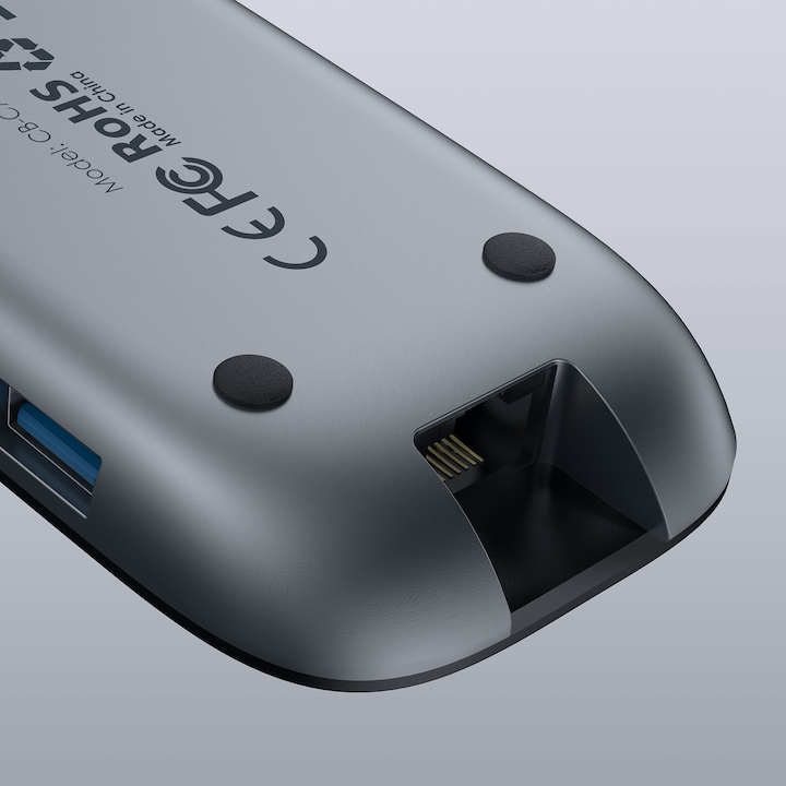 Produktbild Aukey I/O-HUB USB3 3PORT CB-C71/LLTSN1001018 (USB-C, 8 Ports)