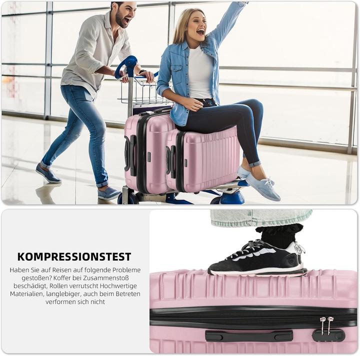 Produktbild Beibye Hartschalen-Kofferset mit Zwillingsrollen