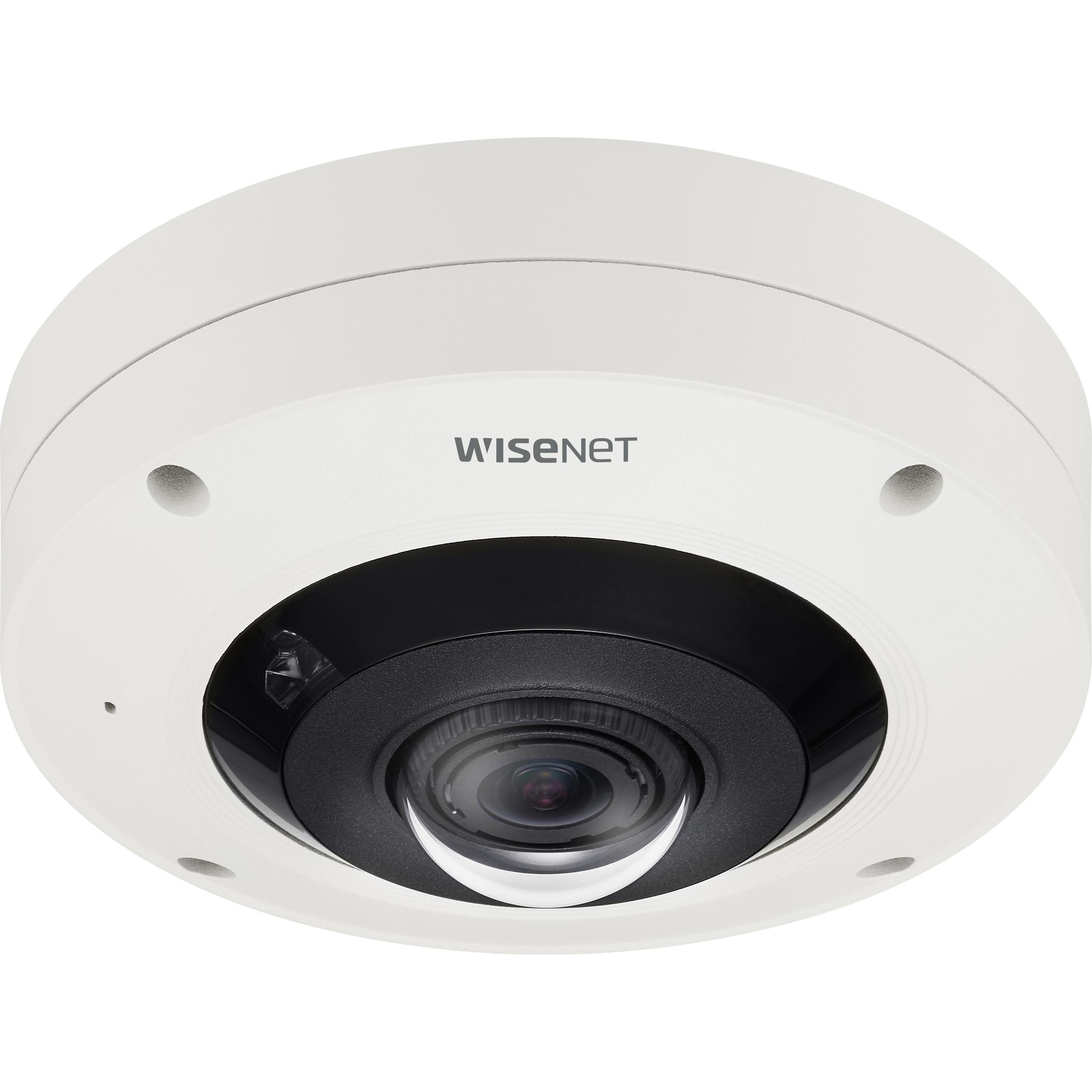Hanwha Bianco Xnf-9010Rv Telecamera A Cupola Out.12mp Poe Ir Ik10 (3008 X 3008 Pixel), Telecamera Di Rete,