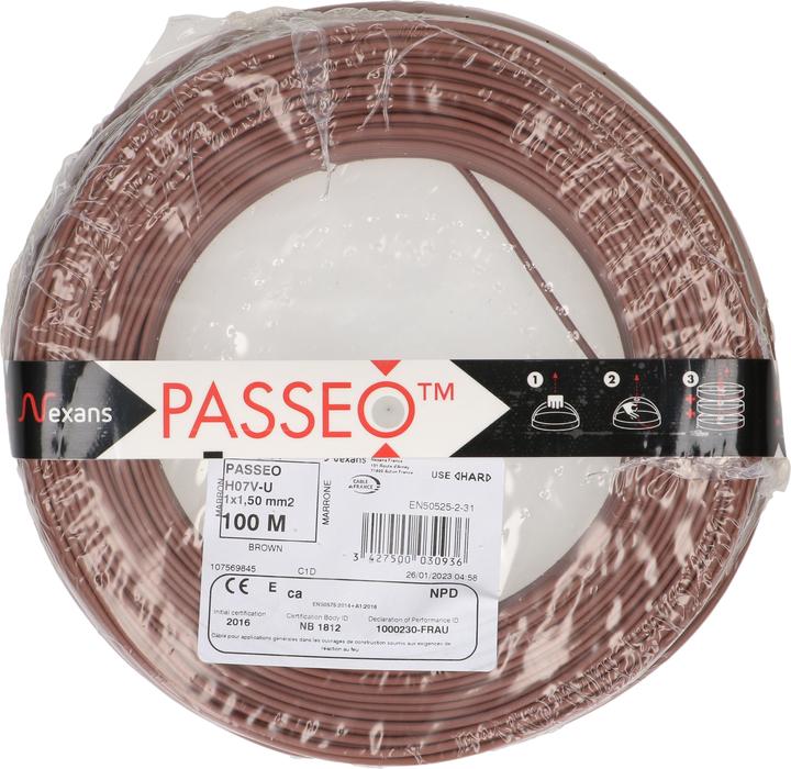 Produktbild Max Hauri T-Draht H07V-U1X1.5 (100 m)