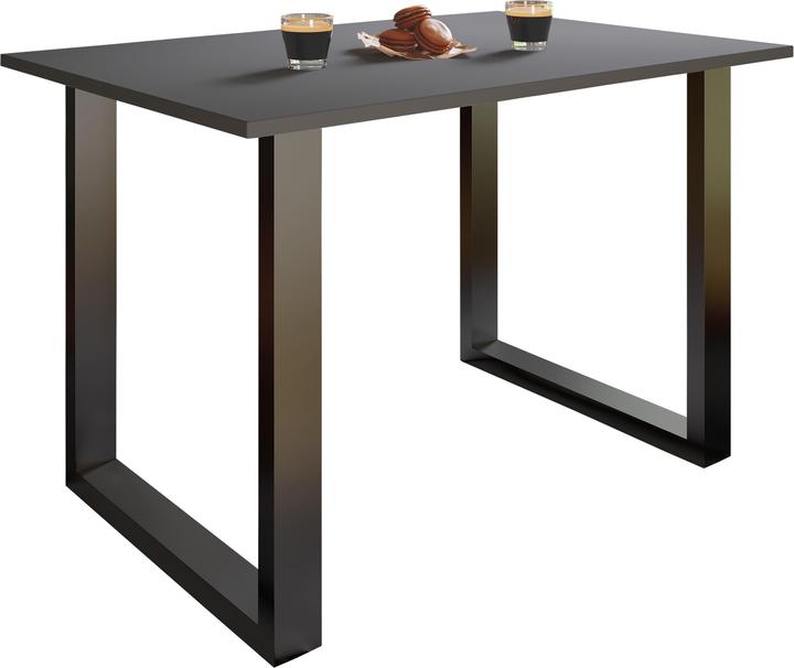 Ebuy24 Esstisch XonaU schwarz