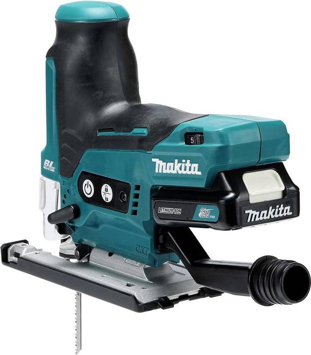 Produktbild Makita JV102DZ Akku-Gehrungssäge 12V MAX, BL-Motor, ohne Akkus und Ladegerät.