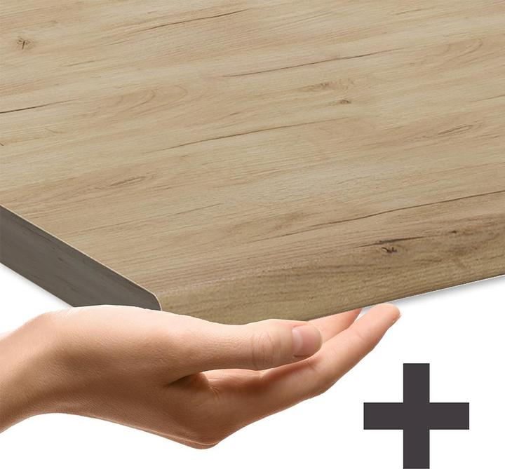 Produktbild Vicco Spülenunterschrank R-Line, Anthrazit Landhaus/Anthrazit, 80 cm, AP Eiche