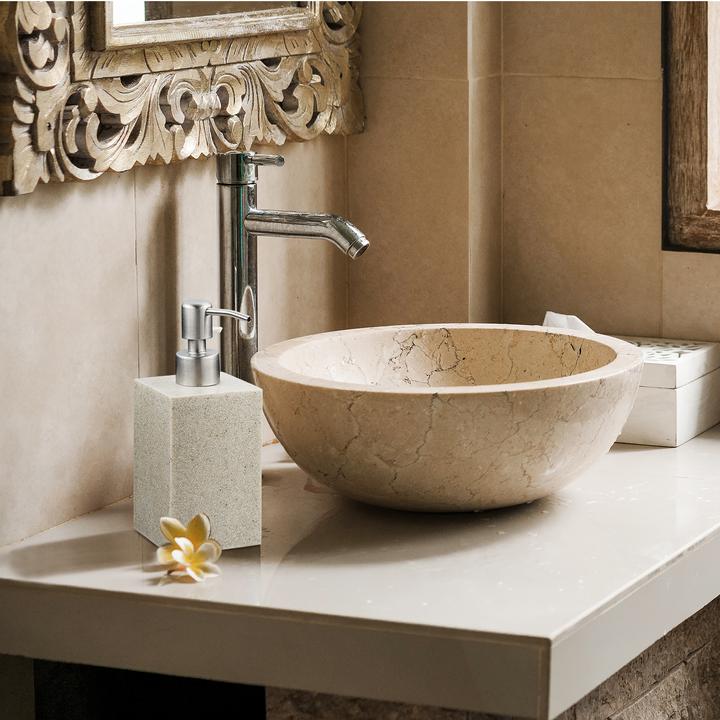 Actual product image Relaxdays soap dispenser