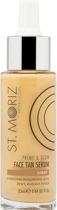 St. Moriz St Moriz Professional Prime & Glow Face Tan Serum Hydrating 2-in-1 Self Tan Face Serum & Makeup Prim (Self tanning serum, 25 ml)