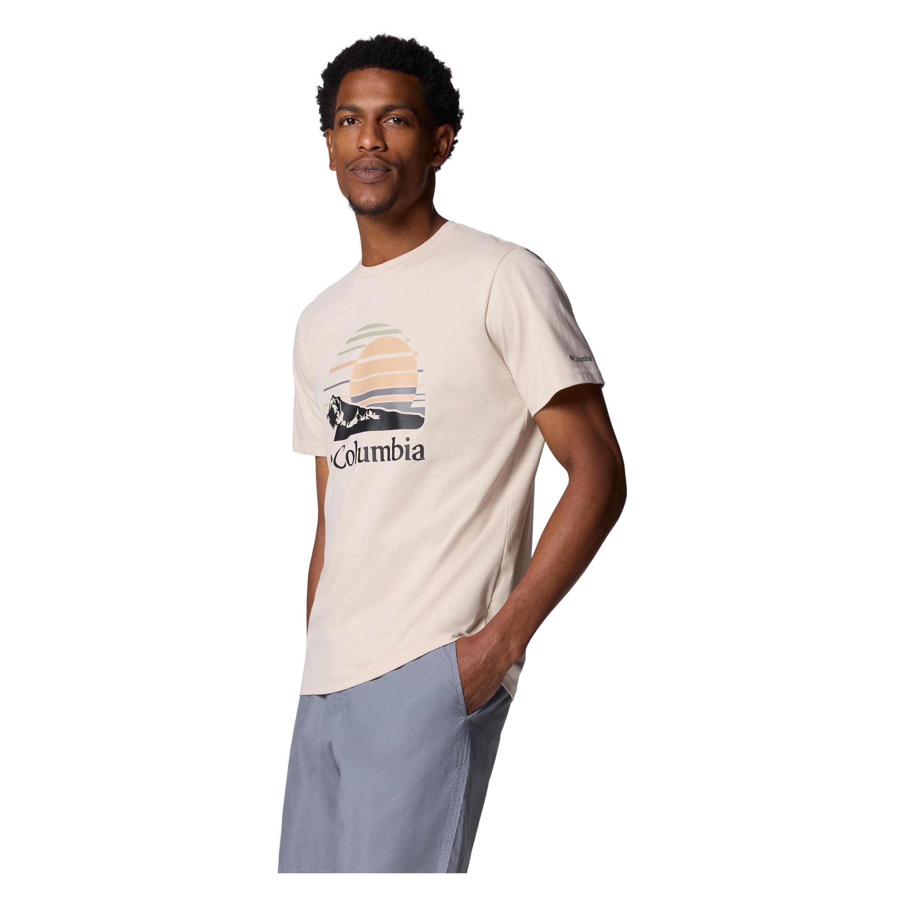 Columbia, Herren, Shirts, Path Lake™ Graphic Tee Ii, Braun, (M)