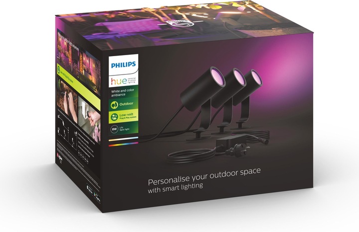 Image du produit Philips Hue Lily Basic Set (DE Connecteur) (640 lm, IP65)
