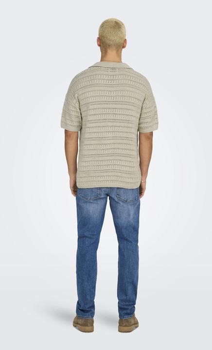 Produktbild Only & Sons Onsgrayson Ds 5 Chochet Polo Knit (XS)