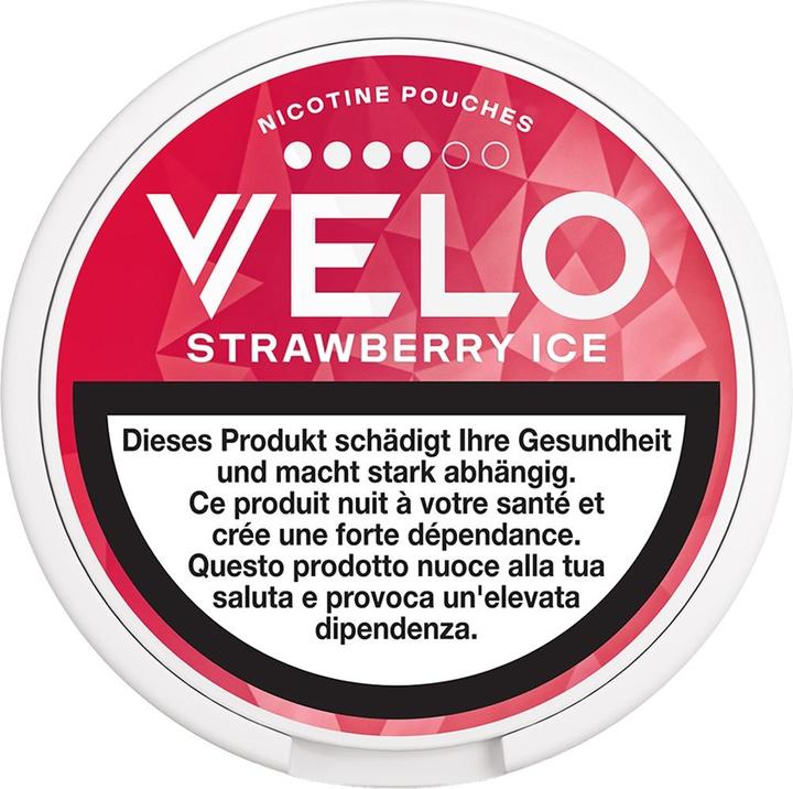 Velo Strawberry Ice (Pochettes de nicotine, 10 mg)