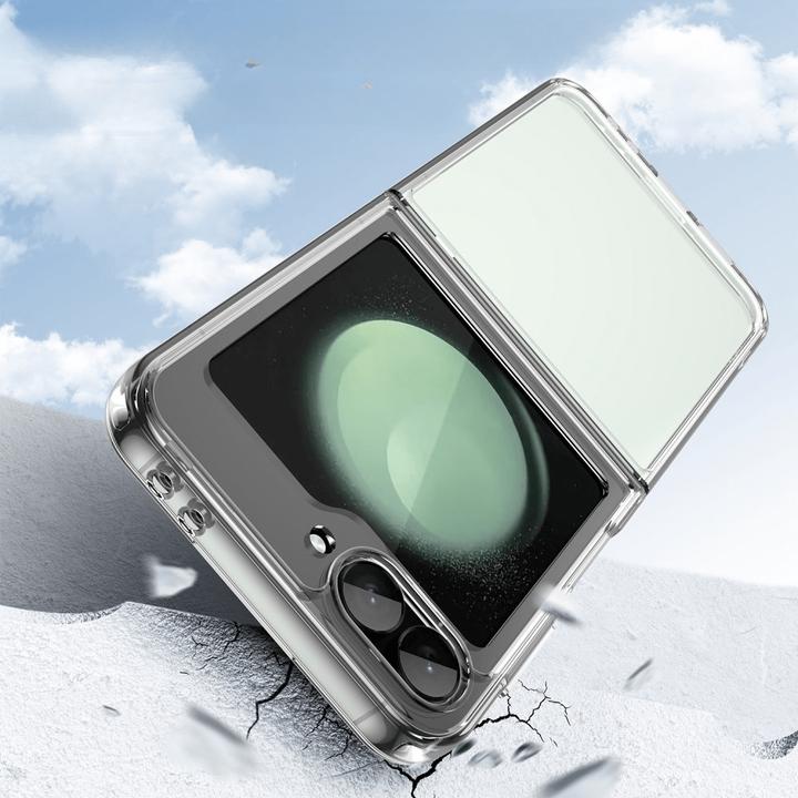 Produktbild Cover-Discount Galaxy Z Flip6 - Schützende Acryl-Handyhülle mit erhöhtem Rand (Samsung Galaxy Z Flip6)