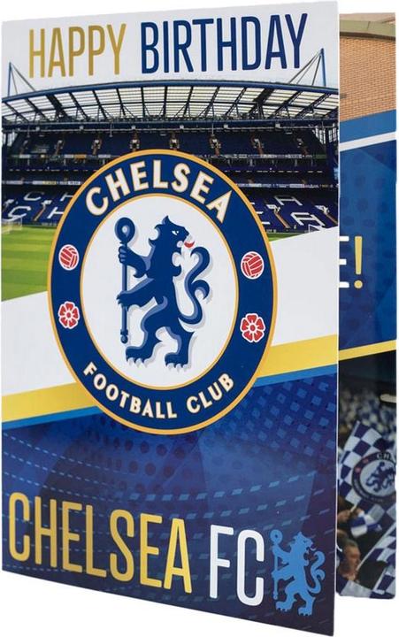 Produktbild Chelsea FC Geburtstagskarte Musical Karton (1 Stk.)