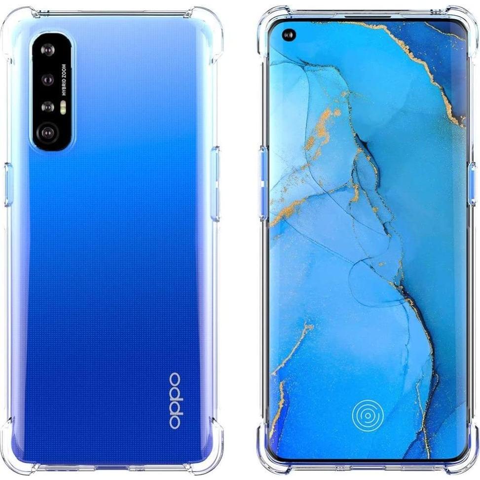 Screenguard Oppo Find X2 Neo Crystal Soft Airbag Bumper (Oppo Find X2 Neo), Smartphone Hülle, Transparent