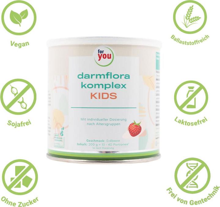 Actual product image For You intestinal flora complex kids (1 Piece, Powder, 200 g)