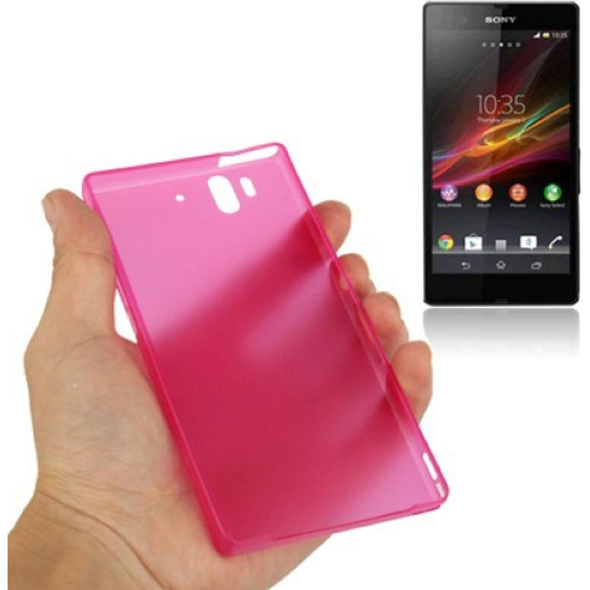 Thumbnail - König Design Schutzhülle Case Ultra Dünn 0,3mm für Handy Sony Xperia Z / L36H / C660X Pink Transparent (Sony Xperia Z), ...
