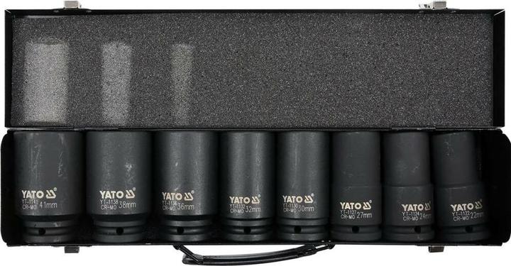 Yato NASADKI UDAROWE DŁUGIE 3/4" 8 elem. 22-41mm 1155