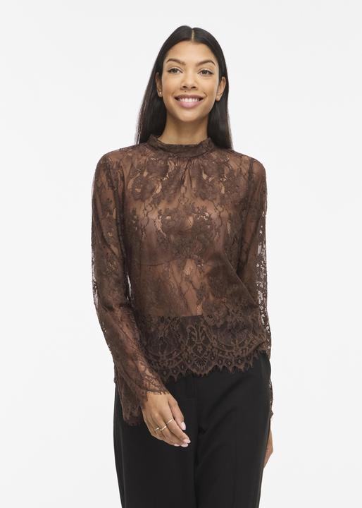 Immagine prodotto Vila VICARRIE Spitzen Oberteil mit langen Ärmeln (S)