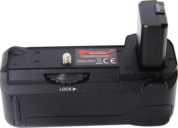 Actual product image Berenstargh Batteriegriff VG-A6500 für Sony A6500 für NP-FW50 Akku inkl. Fernbedienung 2,4G (Battery grip)