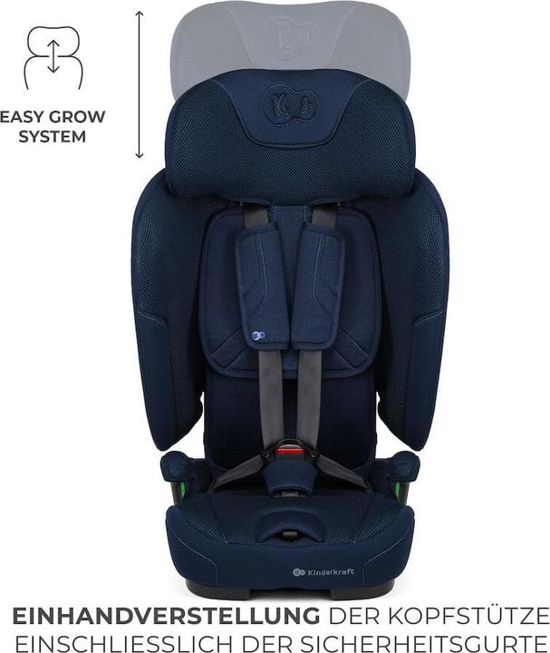Produktbild KinderKraft Car Seat FIX2GO i-Size 76-150cm NAVY (Kindersitz, ECE R129/i-Size Norm)