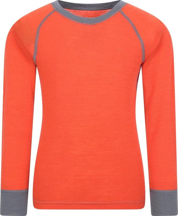 Actual product image Mountain Warehouse Childrens/Kids Merino II Round Neck Base Layer Top (98)